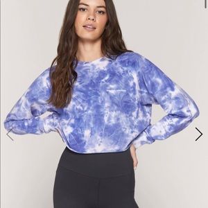 BNWT spiritual gangster Izzy purple tie dye crop sweatshirt